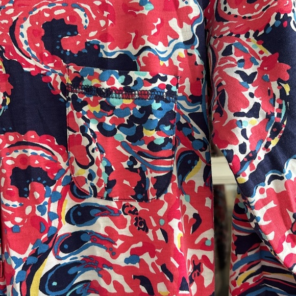 Lilly Pulitzer maxi dress with button details and small pocket - Picture 3 of 3